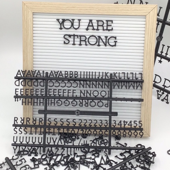 Letter board lot509 used - Picture 3 of 4